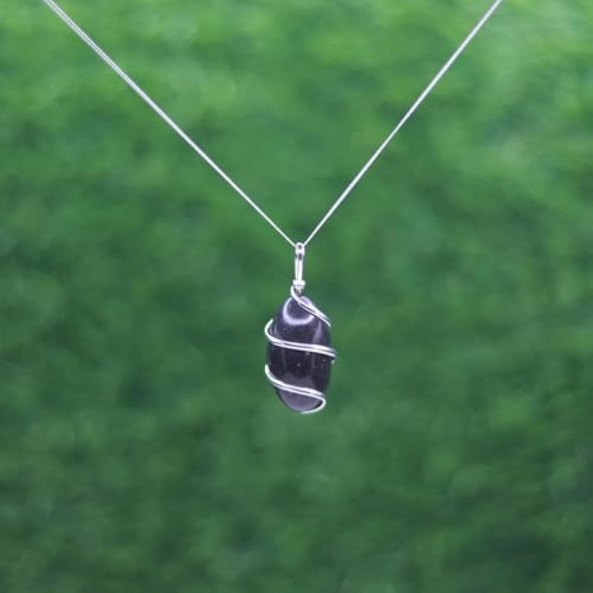 Neelkanth Shivling Stone Narmada Pendant/Locket for Men & Children